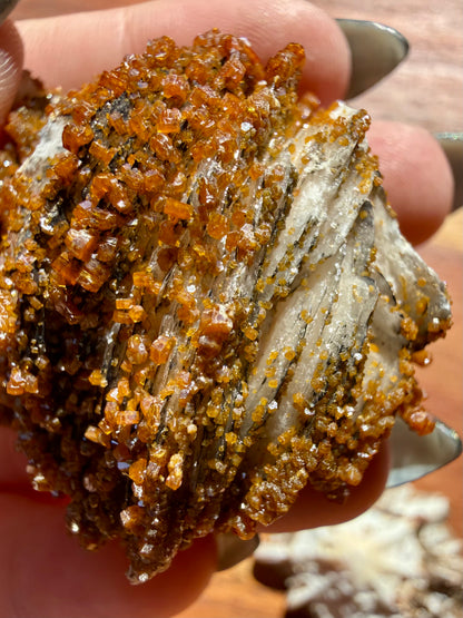 BARITE, MAGANESE + VANADINITE