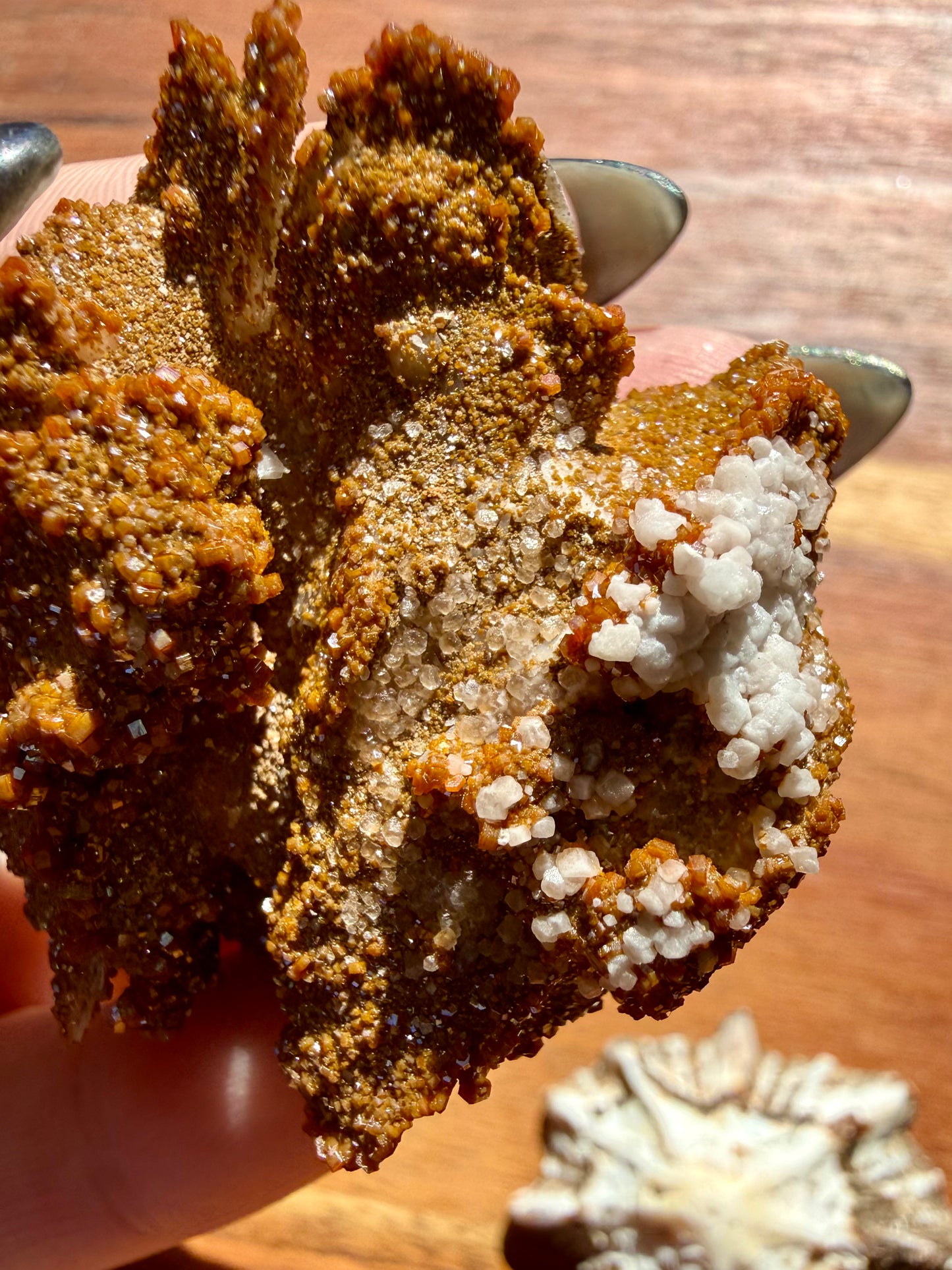BARITE, MAGANESE + VANADINITE