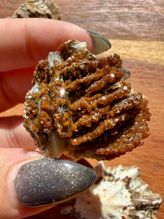 BARITE, MAGANESE + VANADINITE