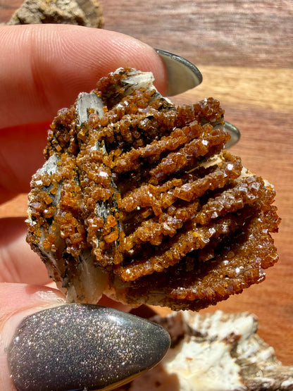 BARITE, MAGANESE + VANADINITE