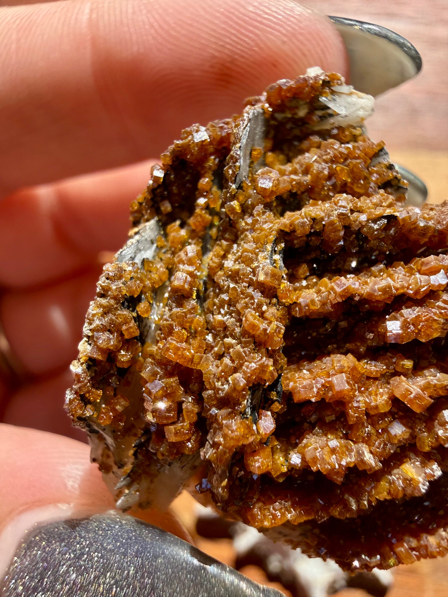 BARITE, MAGANESE + VANADINITE