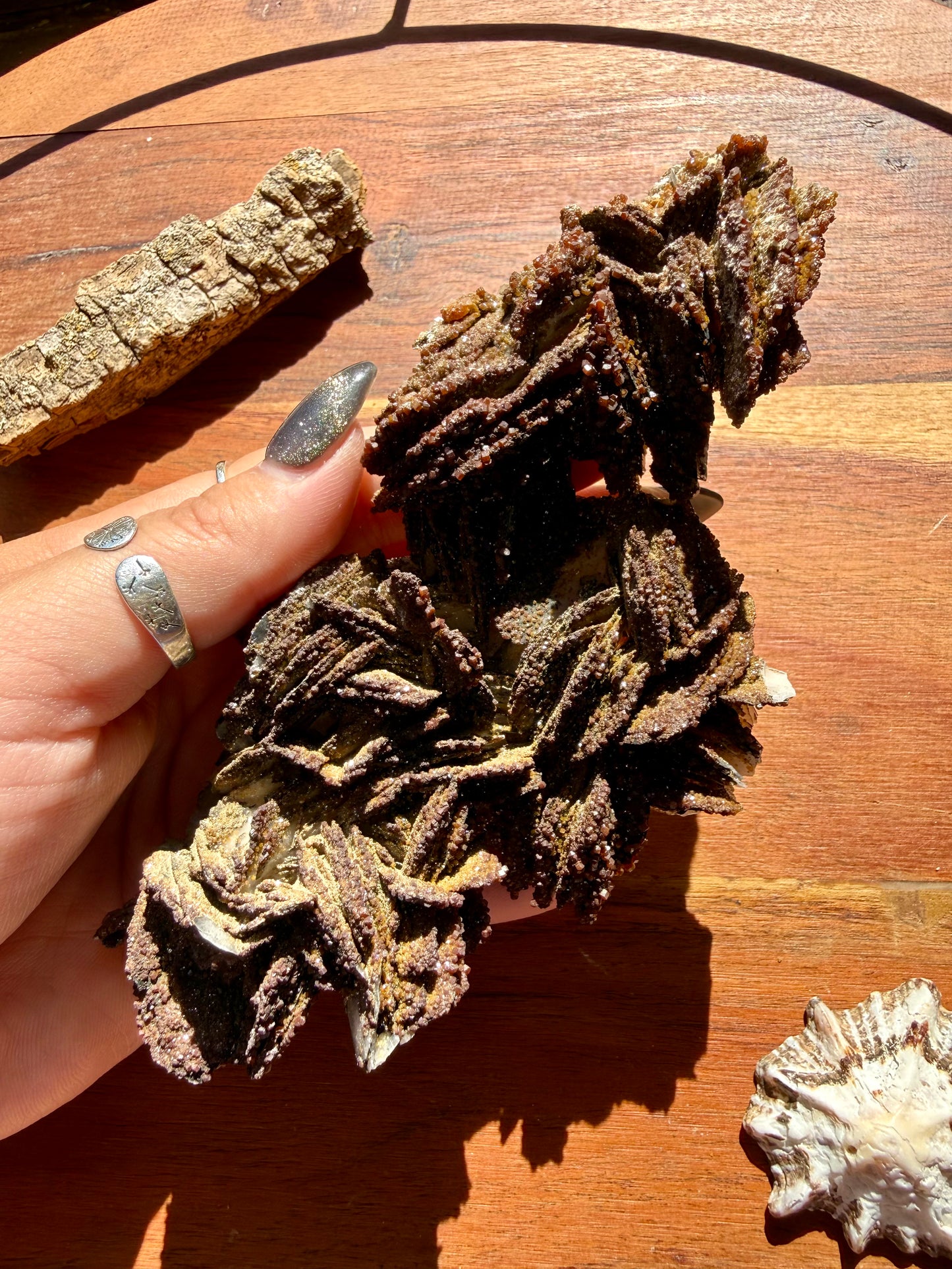 BARITE, MAGANESE + VANADINITE