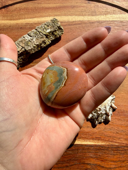 POLYCHROME JASPER PALM STONE