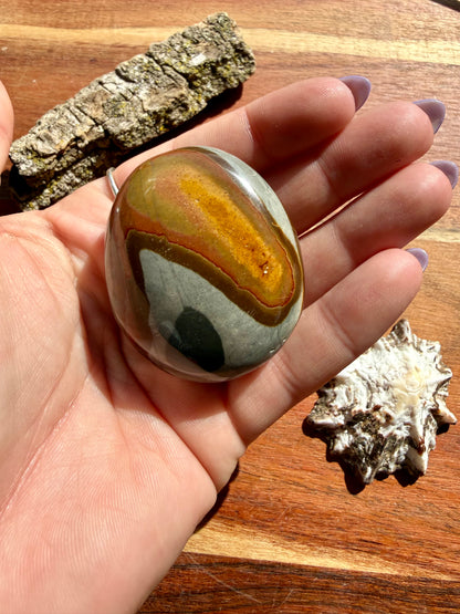 POLYCHROME JASPER PALM STONE