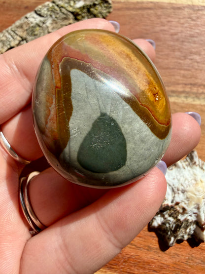 POLYCHROME JASPER PALM STONE