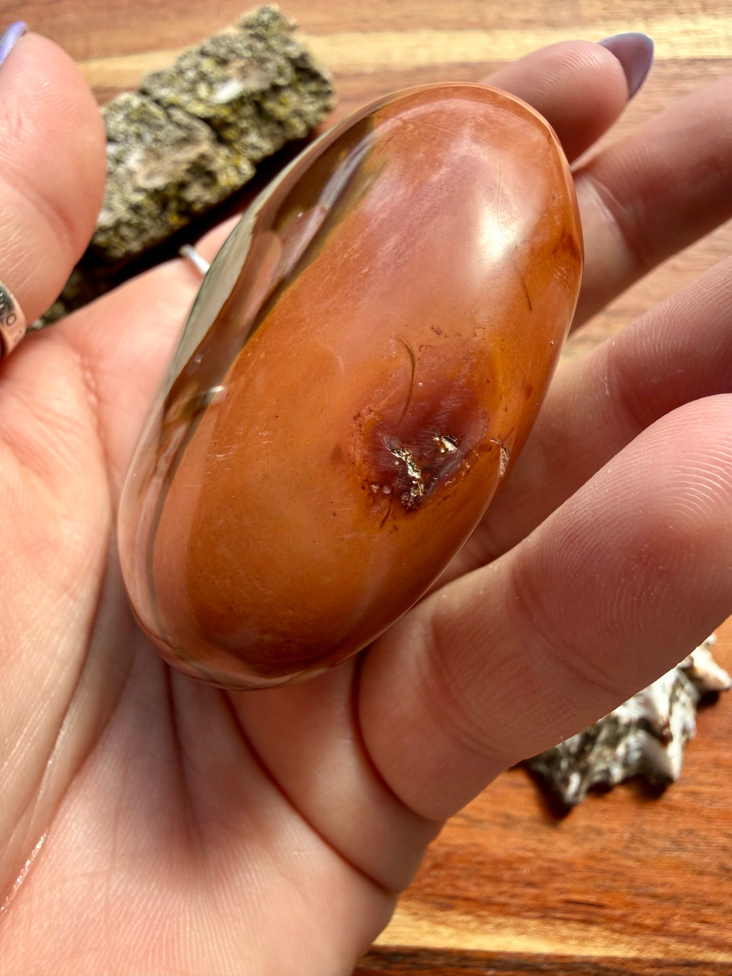 POLYCHROME JASPER PALM STONE