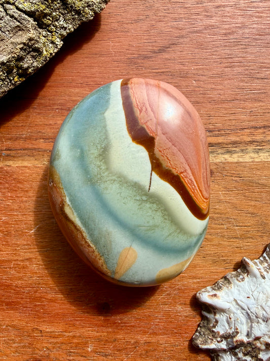 POLYCHROME JASPER PALM STONE