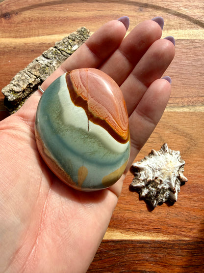 POLYCHROME JASPER PALM STONE