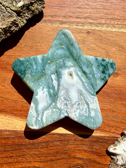 MOSS AGATE STAR
