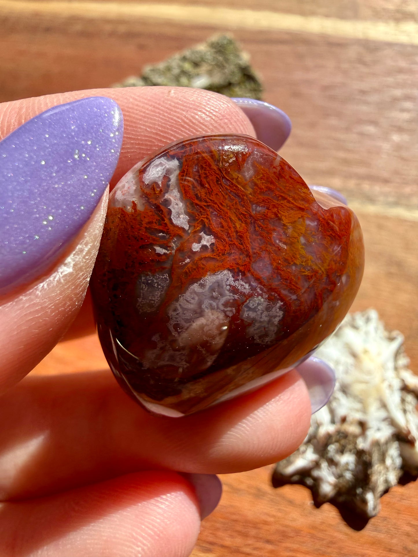 AGUA NUEVA AGATE MINI HEART