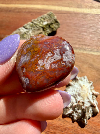 AGUA NUEVA AGATE MINI HEART