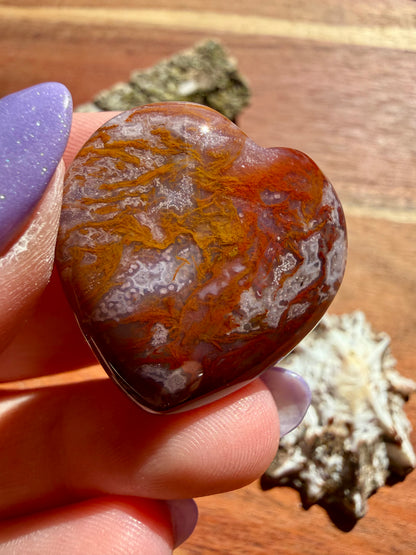 AGUA NUEVA AGATE MINI HEART