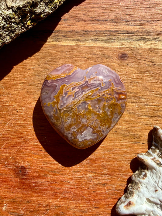 AGUA NUEVA AGATE MINI HEART