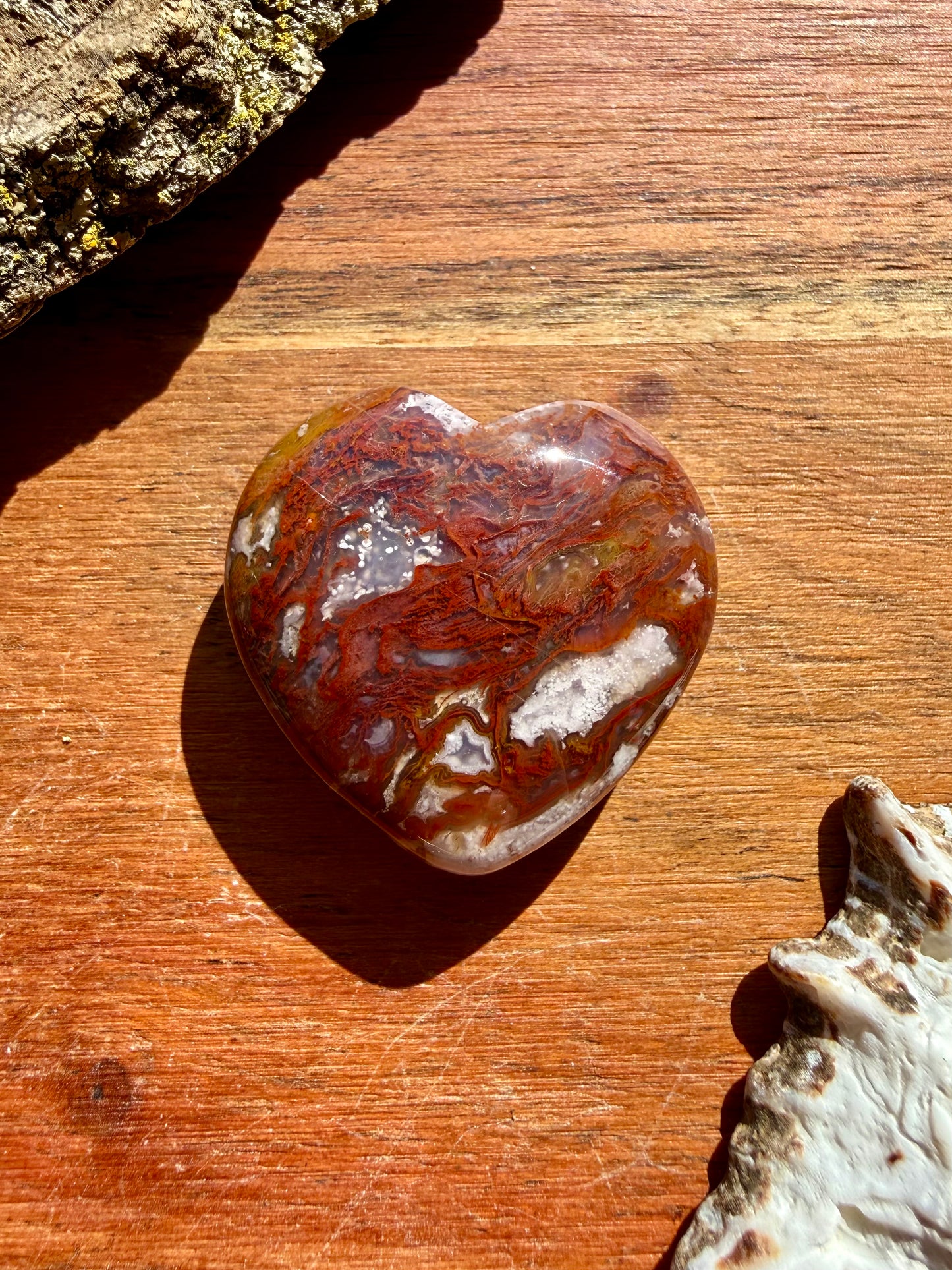 AGUA NUEVA AGATE MINI HEART