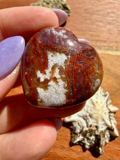 AGUA NUEVA AGATE MINI HEART