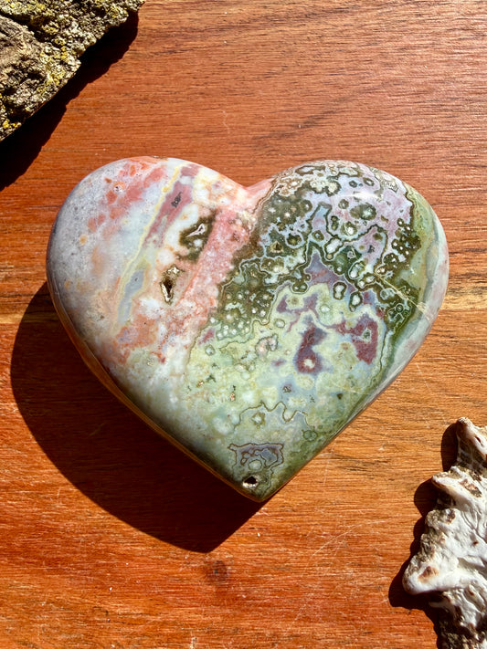SEA JASPER HEART