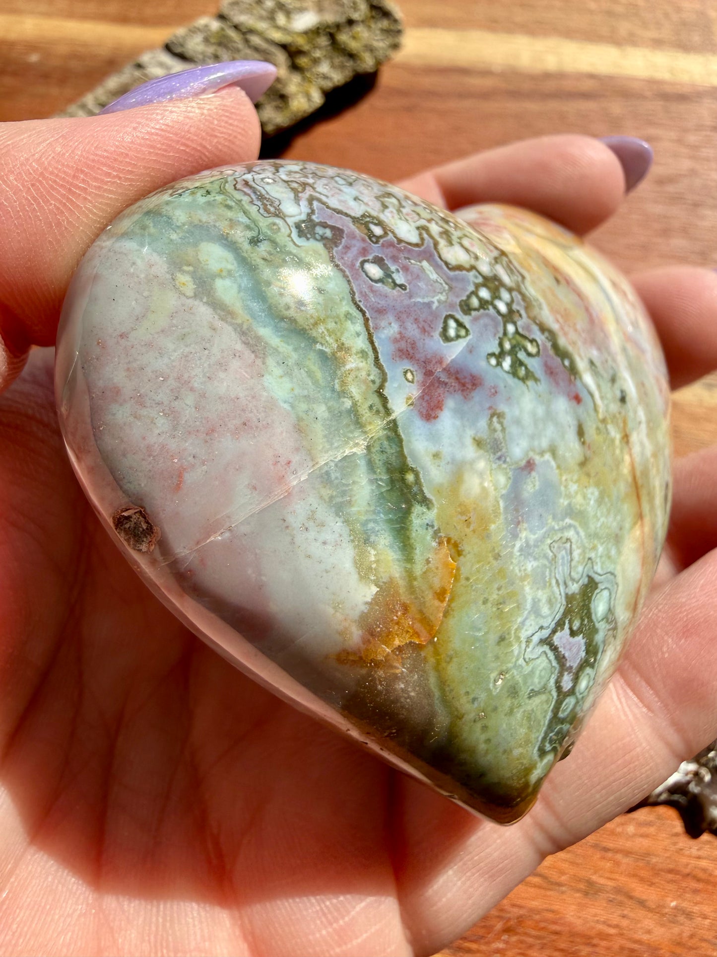 SEA JASPER HEART