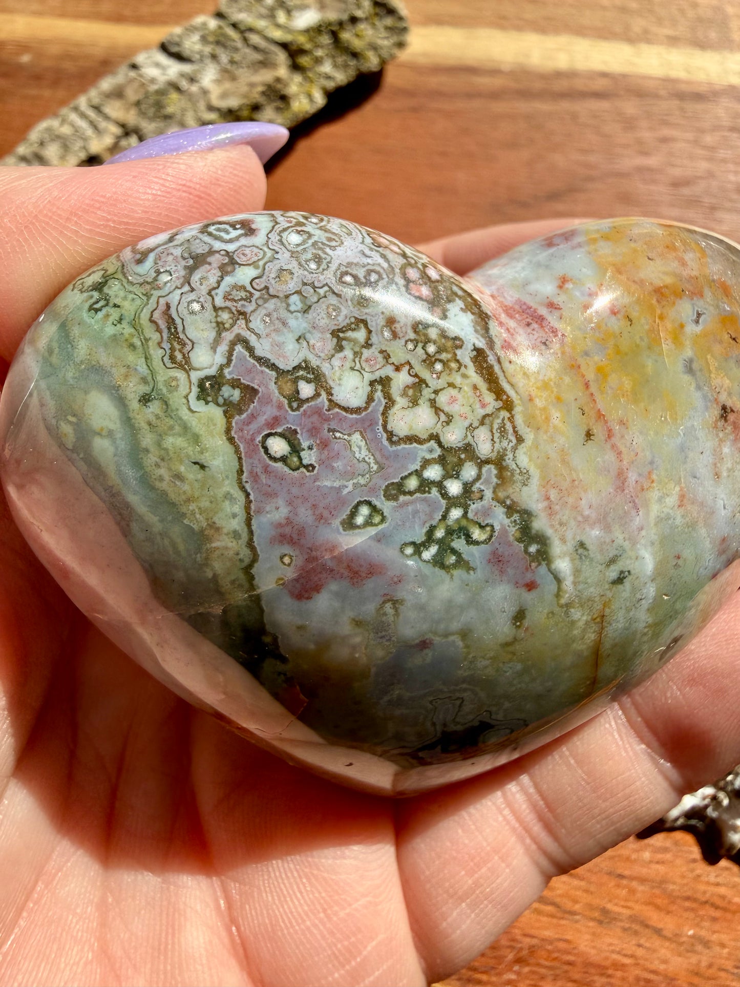 SEA JASPER HEART