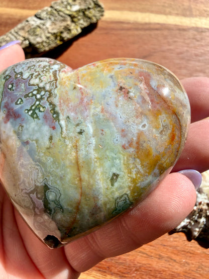 SEA JASPER HEART