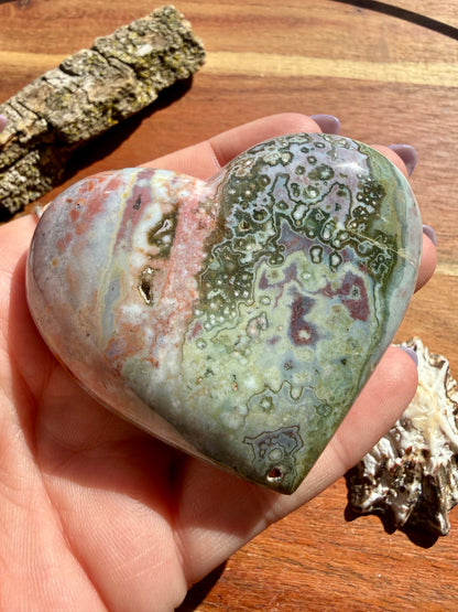 SEA JASPER HEART