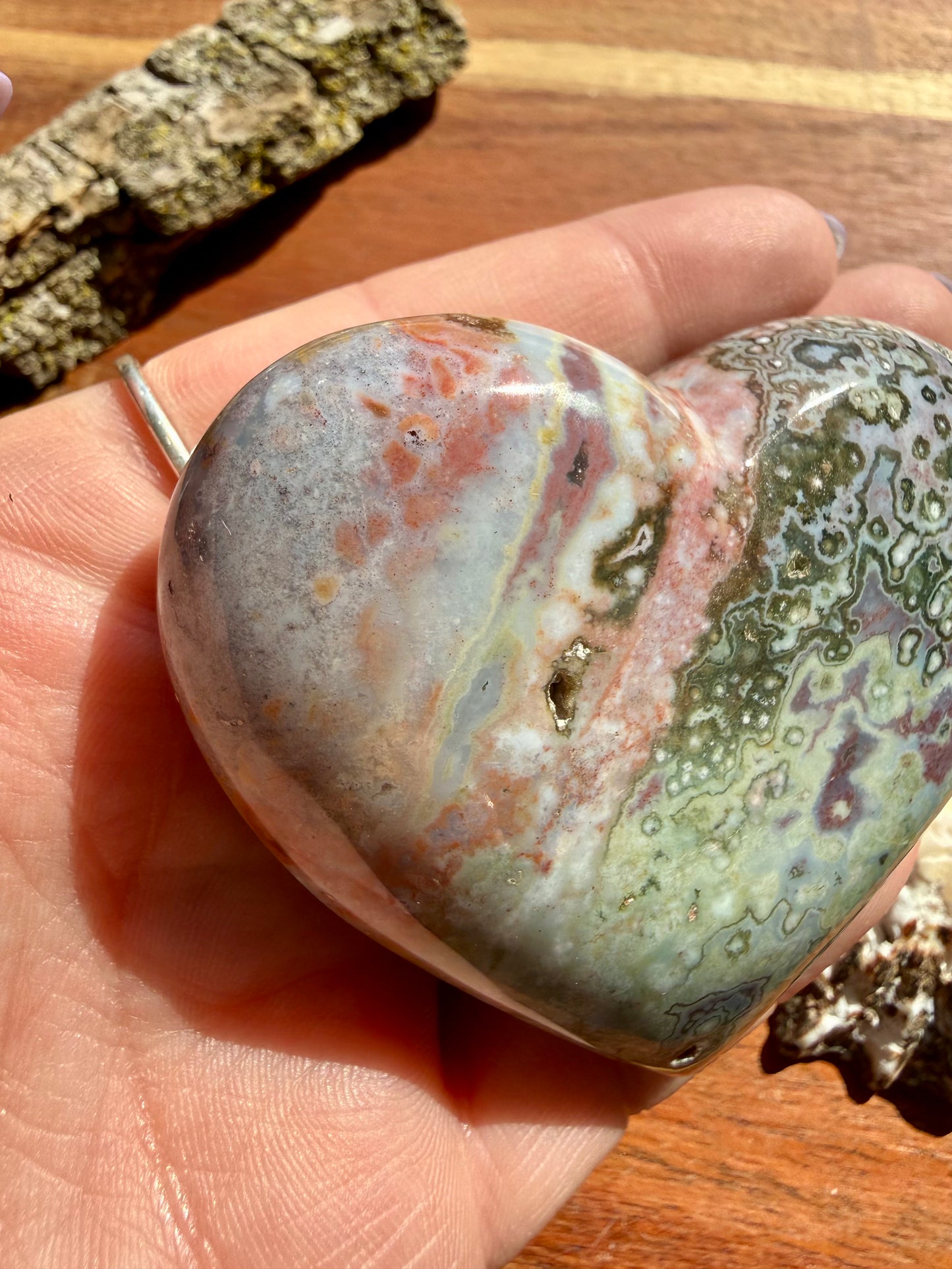 SEA JASPER HEART