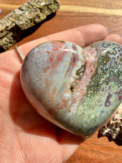 SEA JASPER HEART