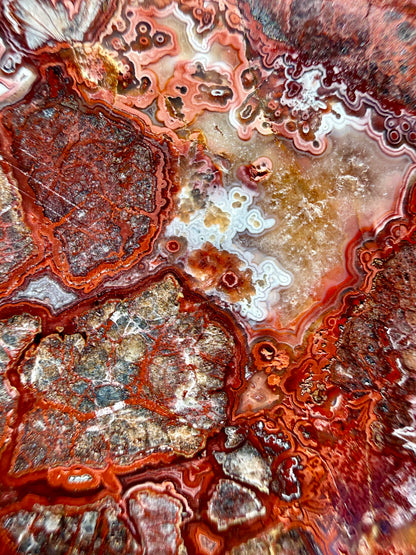 CRAZY LACE AGATE HEART