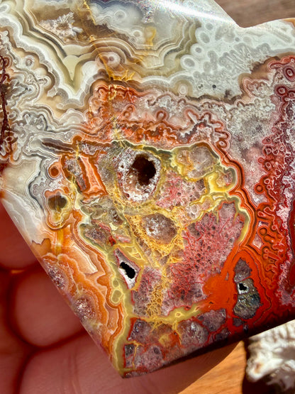 CRAZY LACE AGATE HEART