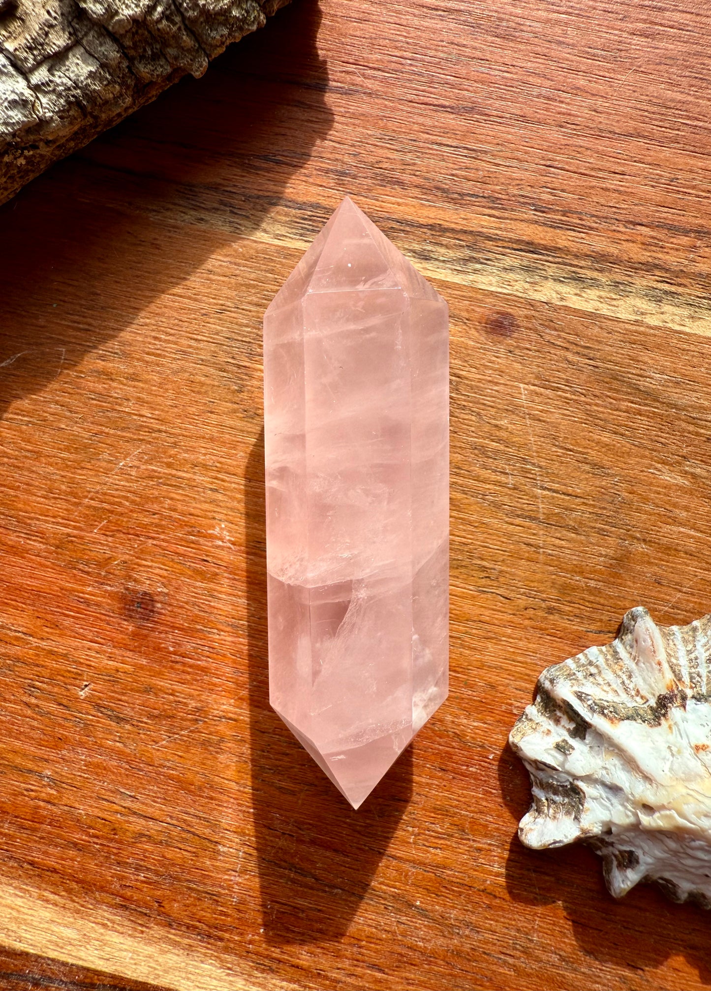 ICY ROSE QUARTZ DT POINT