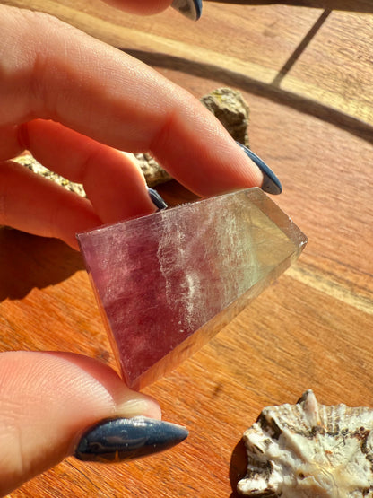 BANDED CANDY FLUORITE FREEFORM