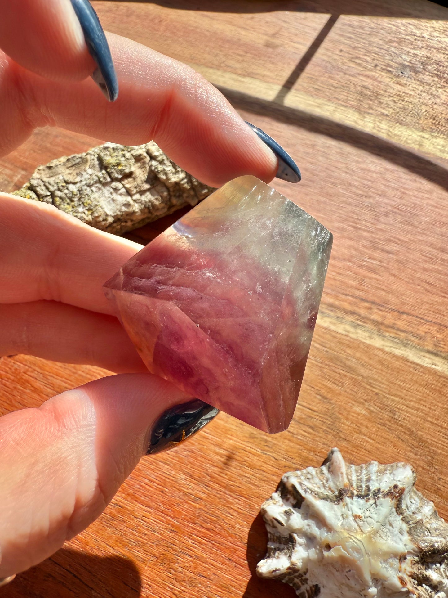 BANDED CANDY FLUORITE FREEFORM