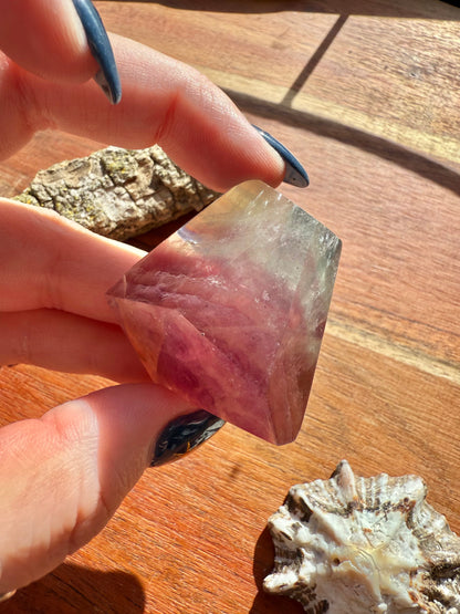 BANDED CANDY FLUORITE FREEFORM