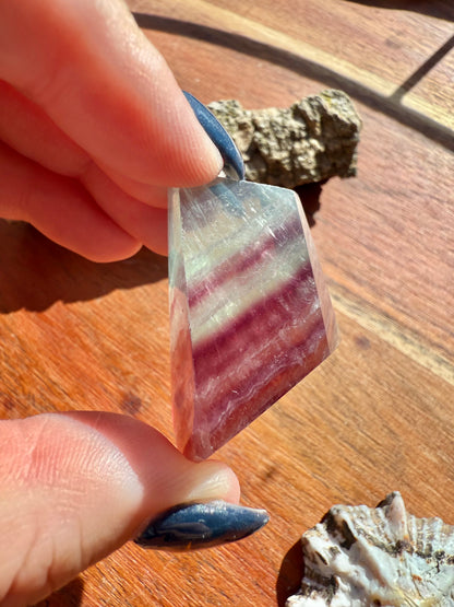 BANDED CANDY FLUORITE FREEFORM
