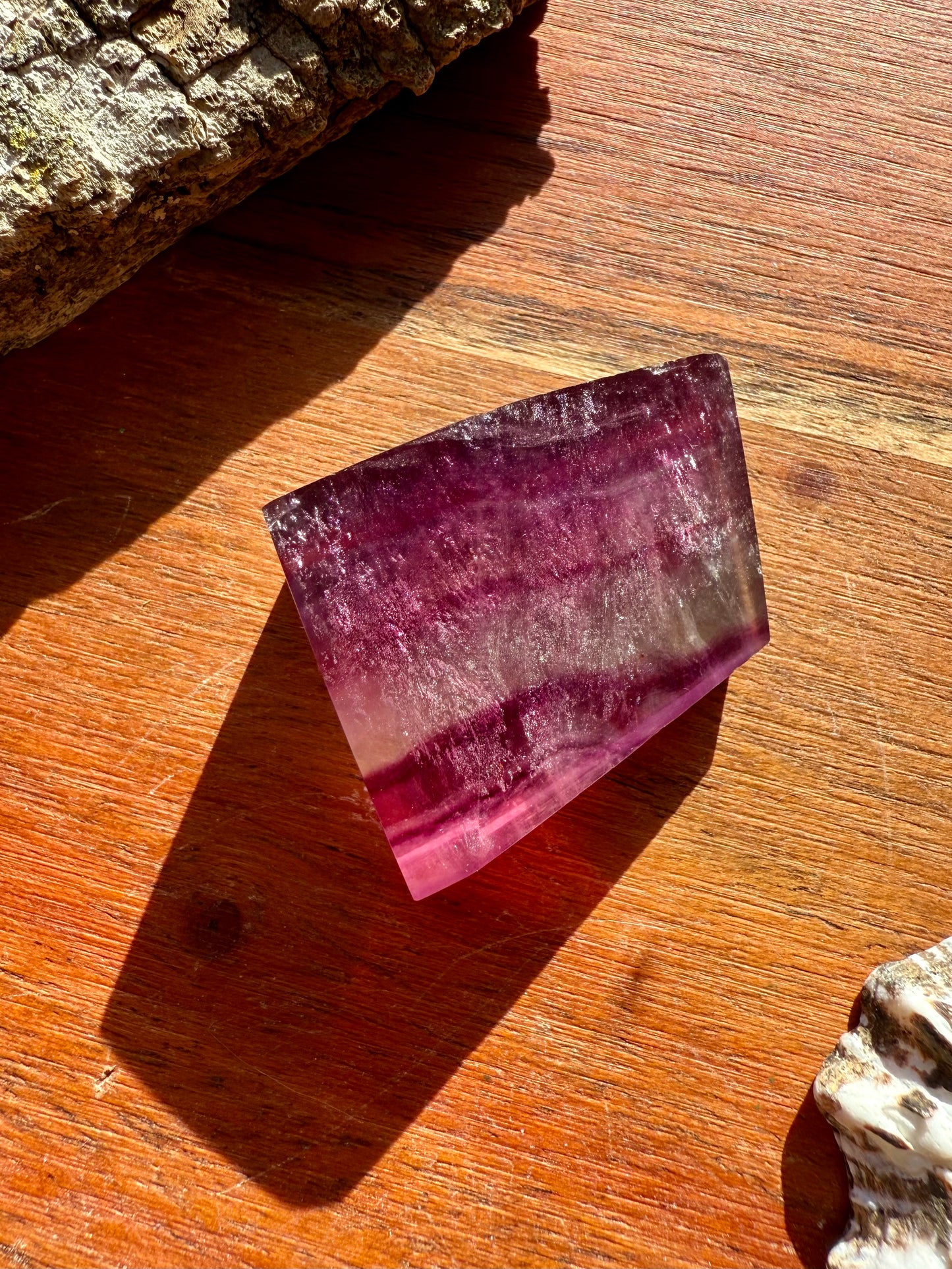 BANDED CANDY FLUORITE FREEFORM
