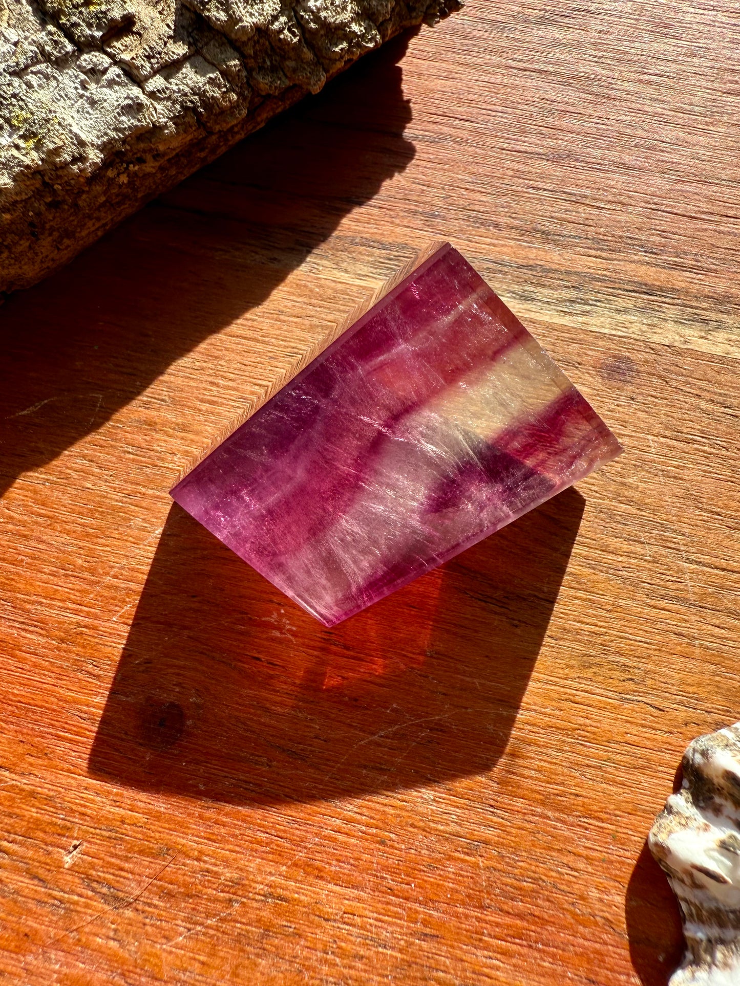 BANDED CANDY FLUORITE FREEFORM