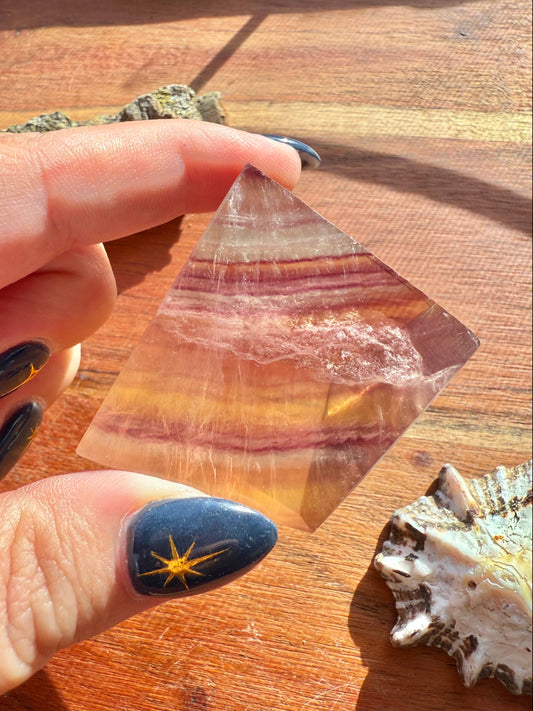 BANDED CANDY FLUORITE FREEFORM