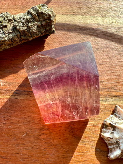 BANDED CANDY FLUORITE FREEFORM