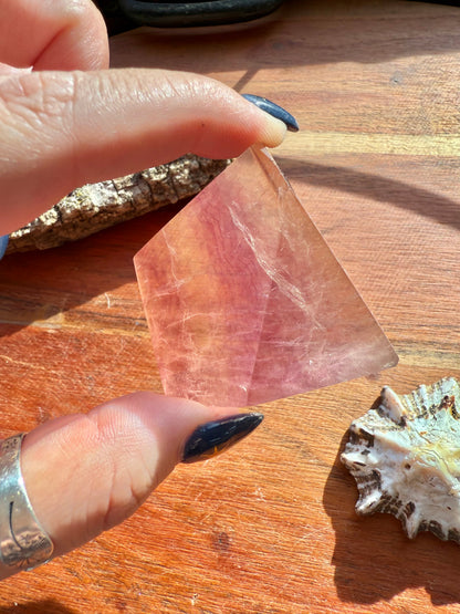 BANDED CANDY FLUORITE FREEFORM