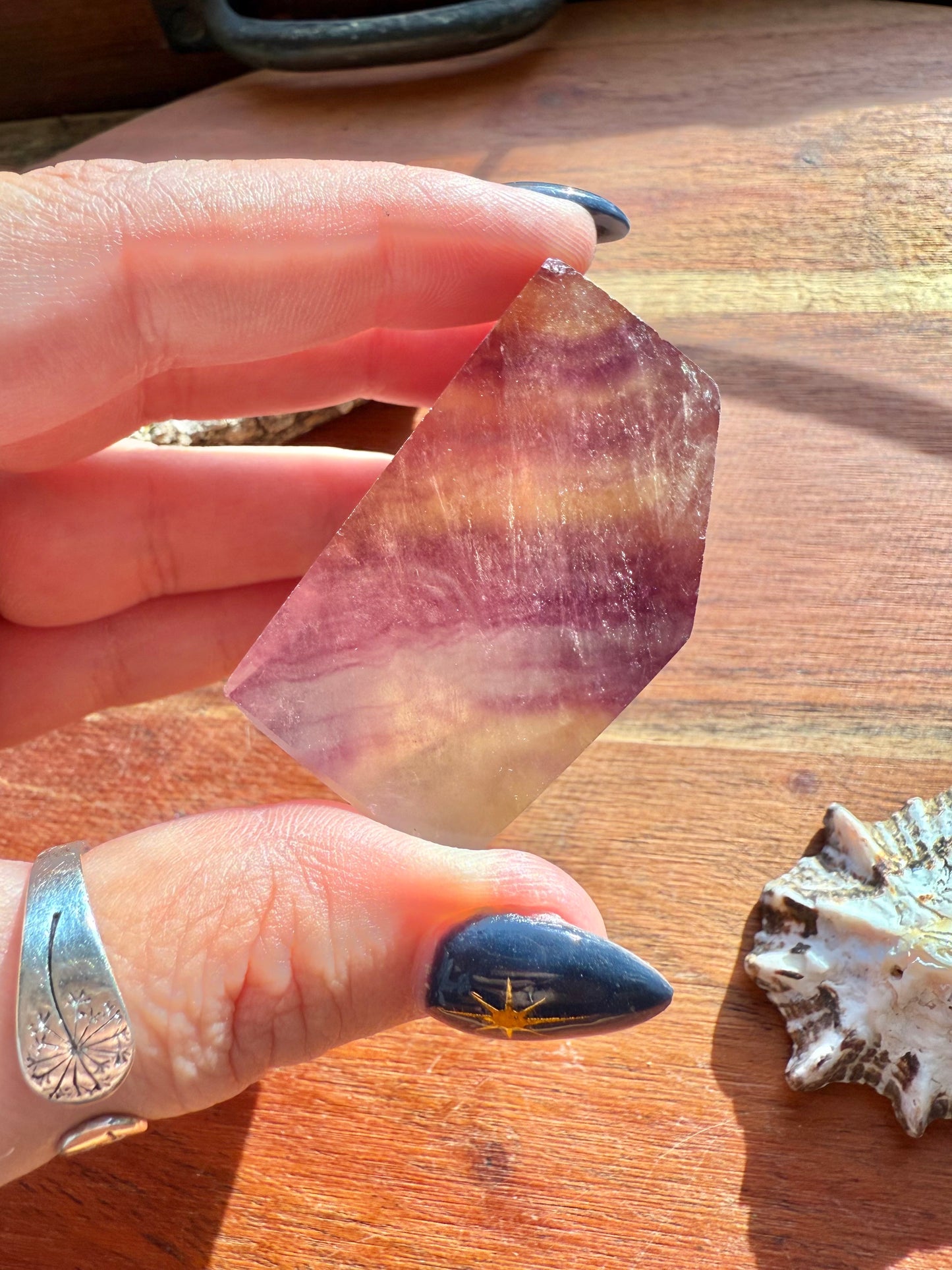 BANDED CANDY FLUORITE FREEFORM