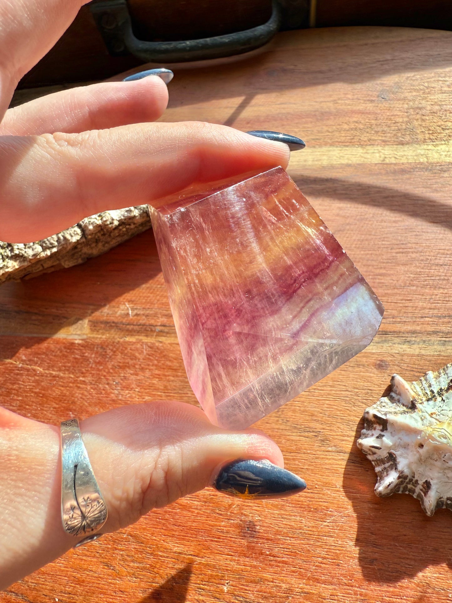 BANDED CANDY FLUORITE FREEFORM