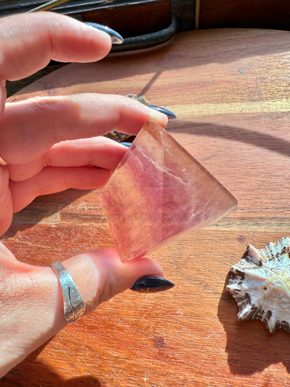 BANDED CANDY FLUORITE FREEFORM
