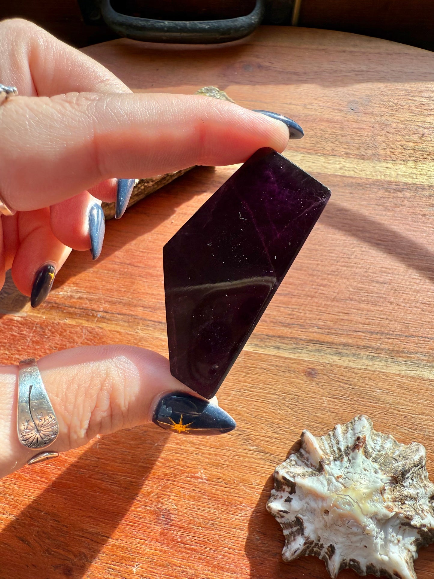BANDED CANDY FLUORITE FREEFORM