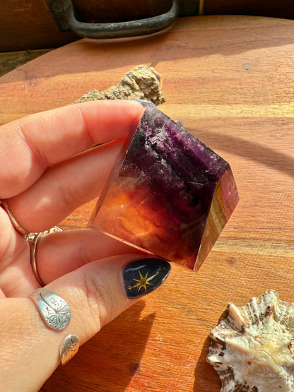 BANDED CANDY FLUORITE FREEFORM