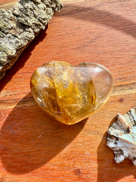 GOLDEN HEALER + FIRE QUARTZ HEART