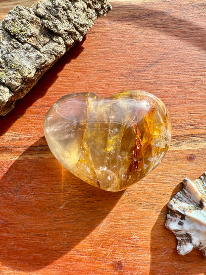 GOLDEN HEALER + FIRE QUARTZ HEART