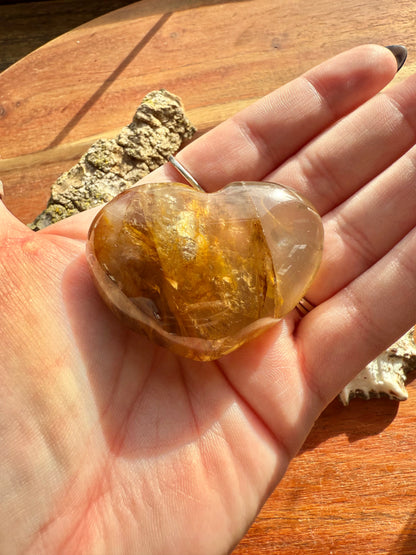 GOLDEN HEALER + FIRE QUARTZ HEART