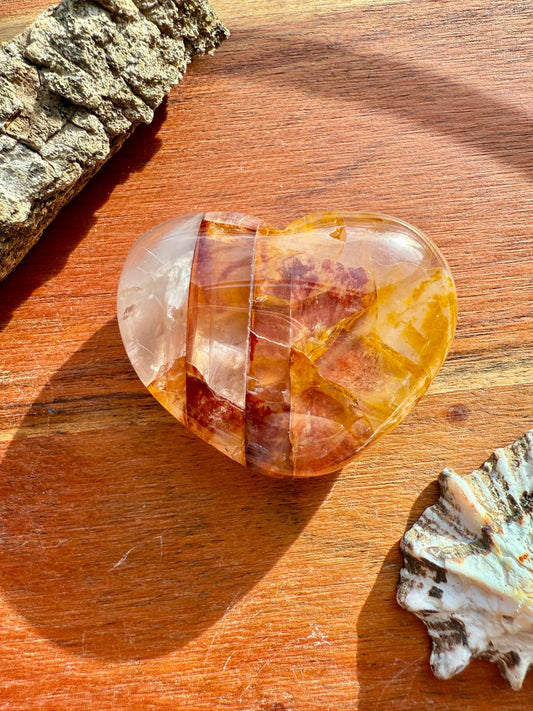GOLDEN HEALER + FIRE QUARTZ HEART