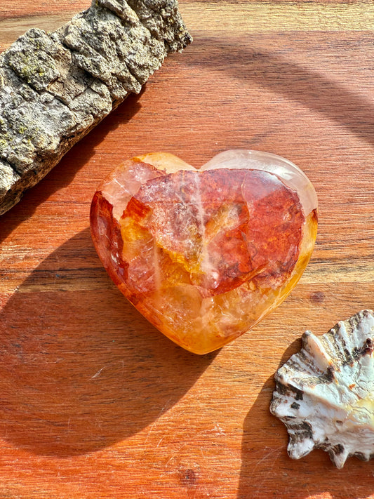 GOLDEN HEALER + FIRE QUARTZ HEART