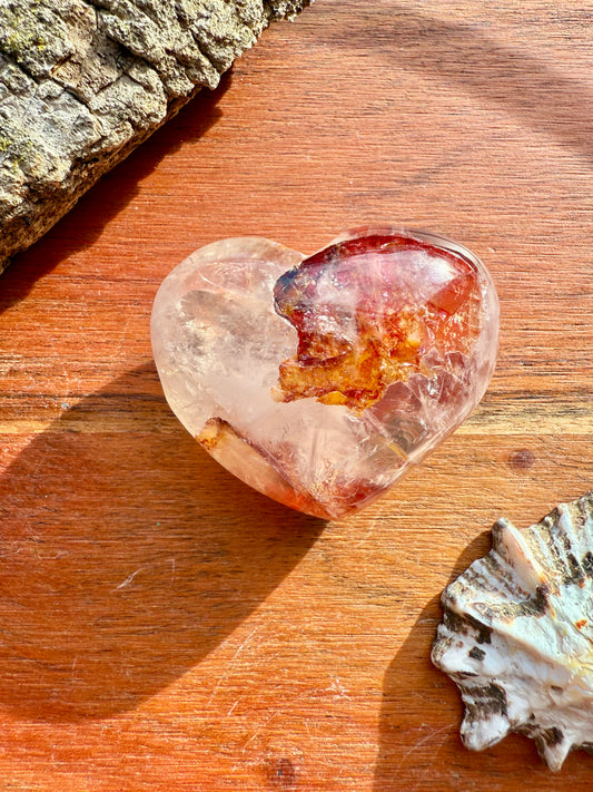 GOLDEN HEALER + FIRE QUARTZ HEART