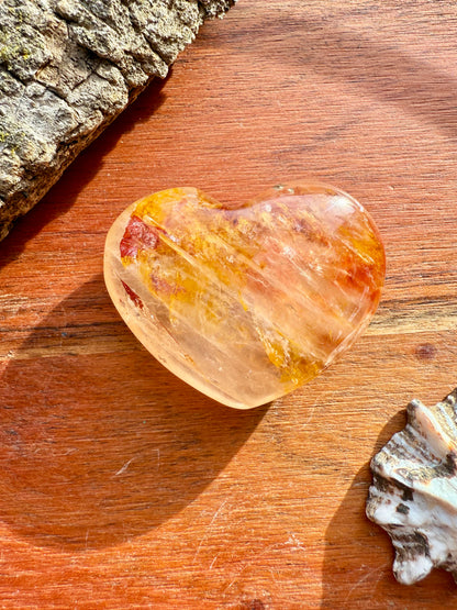 GOLDEN HEALER + FIRE QUARTZ HEART